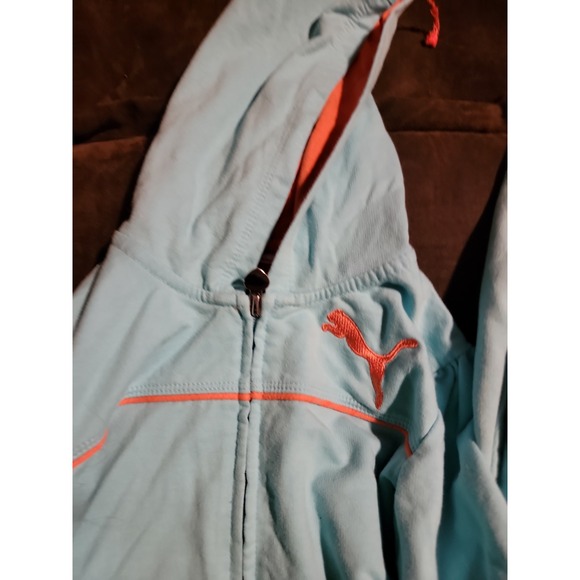 Girls blue puma outfit sweatshirt pants size 6x - Picture 2 of 4